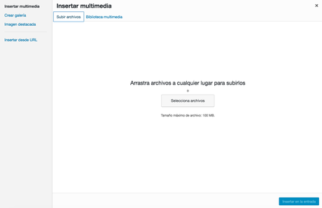 Cómo subir archivos a WordPress y trucos para cuando son pesados subir archivos