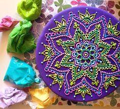 7 pasteles con diseño de Mandala , preciosos