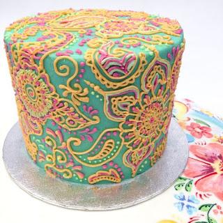 7 pasteles con diseño de Mandala , preciosos 7 pasteles con diseño de Mandala , preciosos