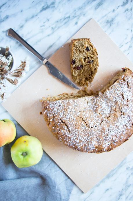 postres recetas delikatissen postres manzana postres fáciles bizcocho frutas Bizcocho de manzana y arándanos 