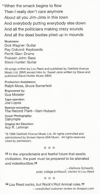 LOS DISCOS DE 1974. Rock'n Roll Animal. LOS DISCOS DE 1974. Rock'n Roll Animal.