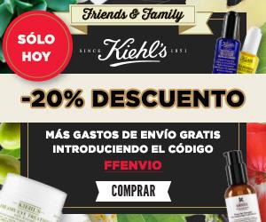 Friends and family Kiehl´s octubre 2016 Friends and family Kiehl´s octubre 2016