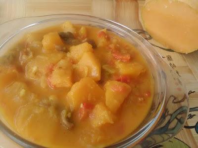 CURRY DE CALABAZA (Una verdura muy sana)