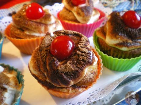 Cupcakes de tiramisú {Facilísimos y sin horno)