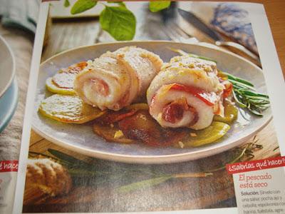 ROLLITOS DE GALLO AL HORNO