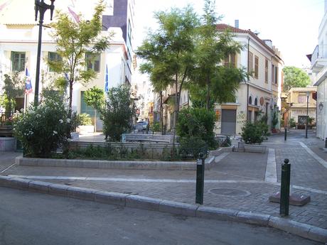 Plaza Iroon en Psirí, Atenas