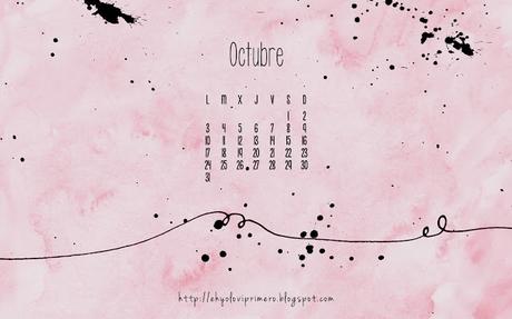 FREEBIES: Fondos de escritorio octubre 2016