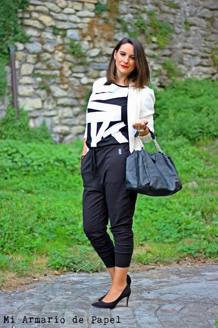 Outfit: Como Combinar un Mono Black&White