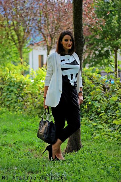 Outfit: Como Combinar un Mono Black&White