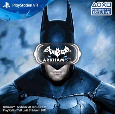 Batman: Arkham VR será exclusivo de PlayStation VR hasta abril