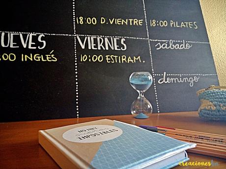 DIY Pizarra semanal