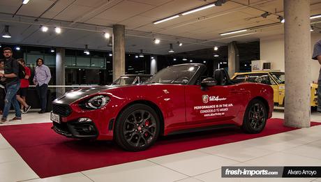 Presentación del nuevo Abarth 124 Spider rodeado de mitos del Rally