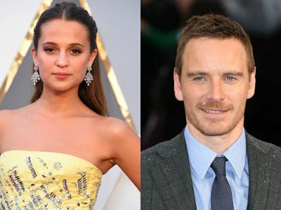 Alicia Vikander y Michael Fassbender, los nuevos brangelinos