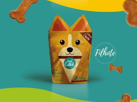 Un adorable packaging de comida para perros