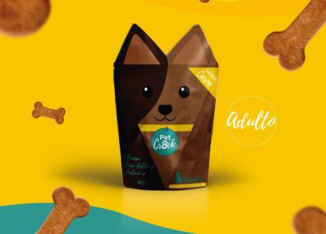 Un adorable packaging de comida para perros