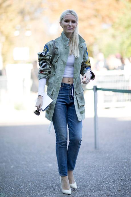 Paris Fashion Week Street Style: denim y más denim