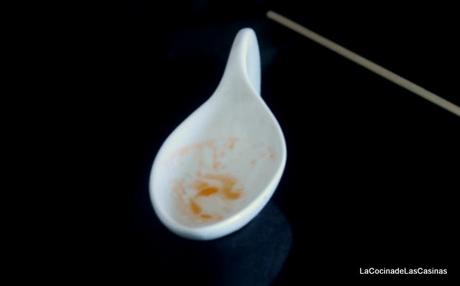 Yema de Huevo, Salsa de Calamar en su Tinta o de Tomate, cocina a la inversa #CookingTheChef Yema de Huevo, Salsa de Calamar en su Tinta o de Tomate, cocina a la inversa #CookingTheChef