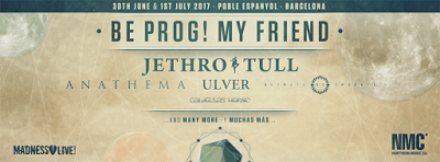 Be Prog! My Friend 2017 con Jethro Tull, Anathema, Ulver...