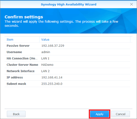 Alta disponibilidad con Synology NAS (high-availability)