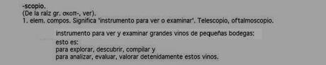 Catas guiadas, Masters Class, Maridajes en Vinoscopio Enoteca