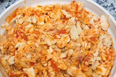 Arroz fit expres en Thermomix con tomate, atún y huevo Arroz fit expres en Thermomix con tomate, atún y huevo