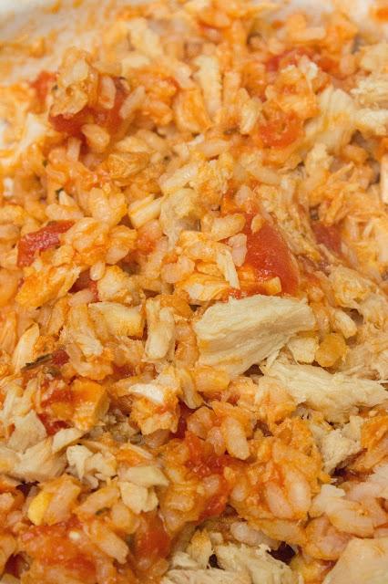 Arroz fit expres en Thermomix con tomate, atún y huevo Arroz fit expres en Thermomix con tomate, atún y huevo
