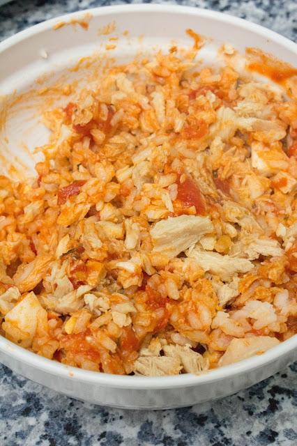 Arroz fit expres en Thermomix con tomate, atún y huevo Arroz fit expres en Thermomix con tomate, atún y huevo