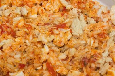 Arroz fit expres en Thermomix con tomate, atún y huevo Arroz fit expres en Thermomix con tomate, atún y huevo