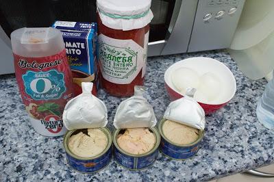 Arroz fit expres en Thermomix con tomate, atún y huevo Arroz fit expres en Thermomix con tomate, atún y huevo