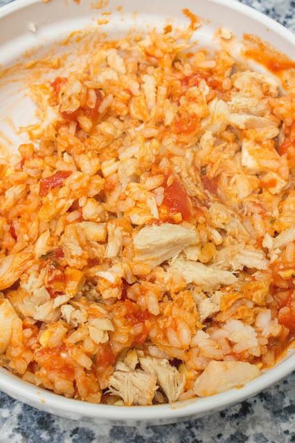 Arroz fit expres en Thermomix con tomate, atún y huevo Arroz fit expres en Thermomix con tomate, atún y huevo