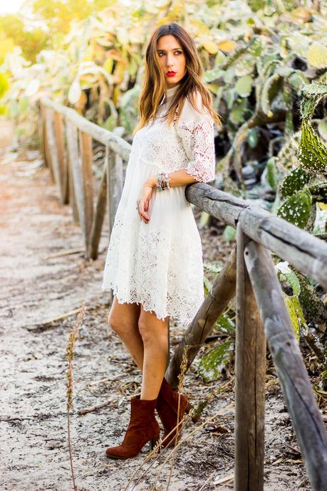 LACE WHITE DRESS