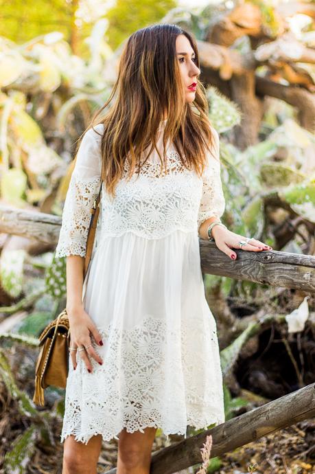 white dress