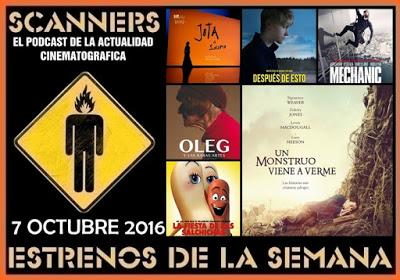 Estrenos de la Semana 7 de Octubre de 2016 por el Podcast Scanners Estrenos de la Semana 7 de Octubre de 2016 por el Podcast Scanners