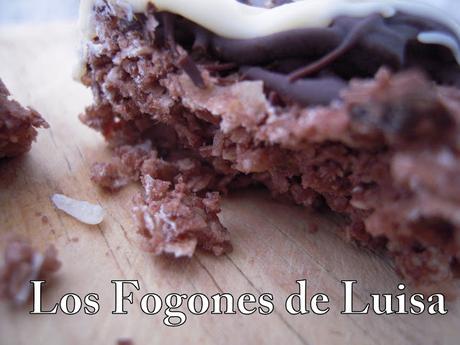 BARRITAS DE AVENA CON TOQUE DE CHOCOLATE