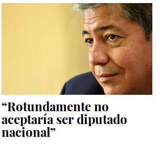 Rolando Fifueroa: “Rotundamente no aceptaría ser diputado nacional” Rolando Fifueroa: “Rotundamente no aceptaría ser diputado nacional”