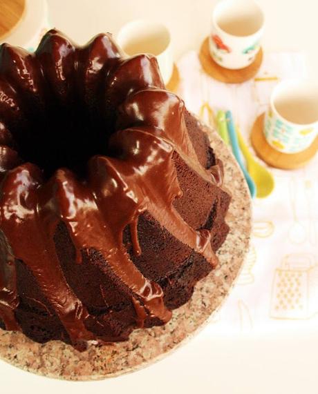 Irish Chocolate Coffee Bundt Cake