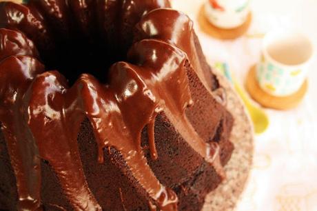 Irish Chocolate Coffee Bundt Cake
