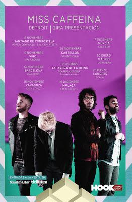Miss Caffeina anuncian las fechas de su gira de otoño por salas presentando 'Detroit' Miss Caffeina anuncian las fechas de su gira de otoño por salas presentando 'Detroit'