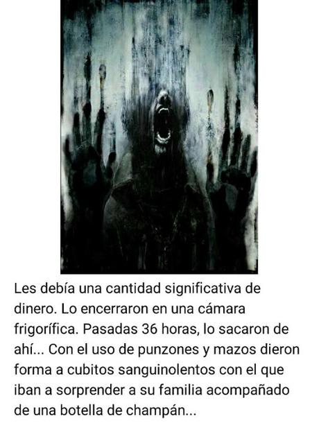 Mini relatos de terror, horror y misterio.