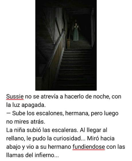 Mini relatos de terror, horror y misterio.