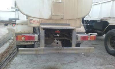 Destrozos en vehículos municipales Destrozos en vehículos municipales