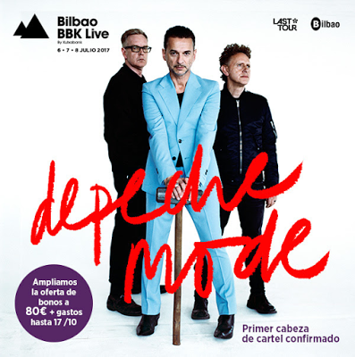 Depeche Mode al BBK 2017. Ya tenemos primer confirmado