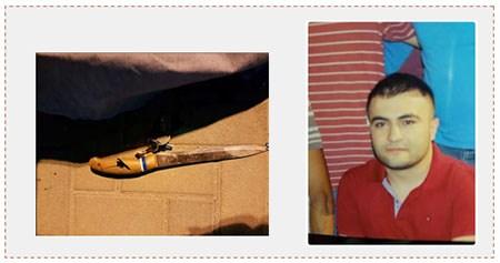 A la derecha: Abu Weiser, que realizó el atentado de acuchillado en el cruce Qalandiya (cuena Twitter PALDF, 1 de octubre de 2016). A la izquierda: El cuchillo con el que realizó el atentadode acuchillado (PANET, 30 de septiembre de 2016) A la derecha: Abu Weiser, que realizó el atentado de acuchillado en el cruce Qalandiya (cuena Twitter PALDF, 1 de octubre de 2016). A la izquierda: El cuchillo con el que realizó el atentadode acuchillado (PANET, 30 de septiembre de 2016)