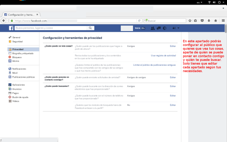 Cómo configurar tu privacidad en Facebook