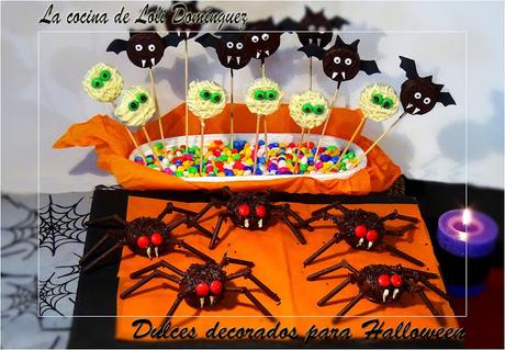 Dulces decorados para Halloween