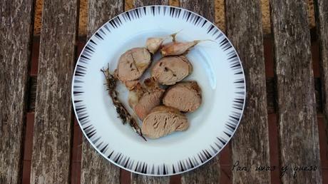 Solomillo de cerdo asado (tradicional o Crock-Pot)