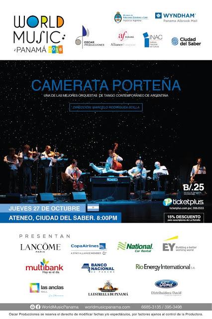 World Music Panamá presenta: Camerata Porteña