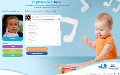 Disfruta de las “playlist” personalizadas para tu bebé y ¡¡sorteo de un altavoz bluetooth!!