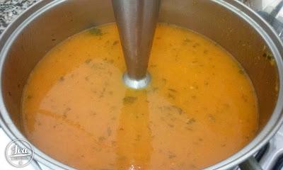 Sopa de calabaza y avena