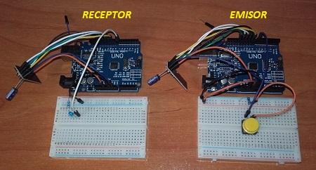 Comunicación unidireccional entre Arduinos con módulos NRF24L01